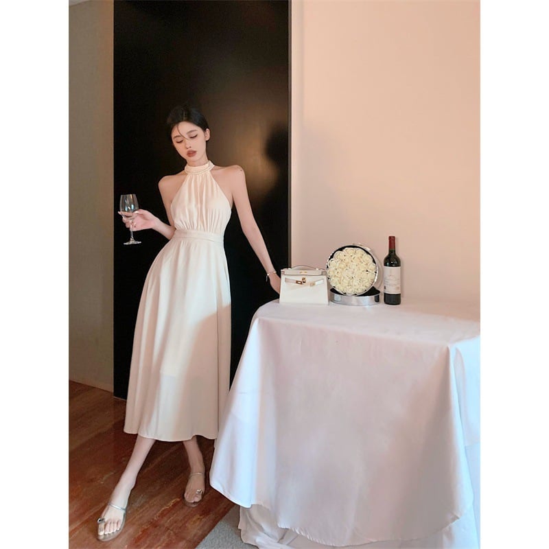 Off White Women's Summer French Dress