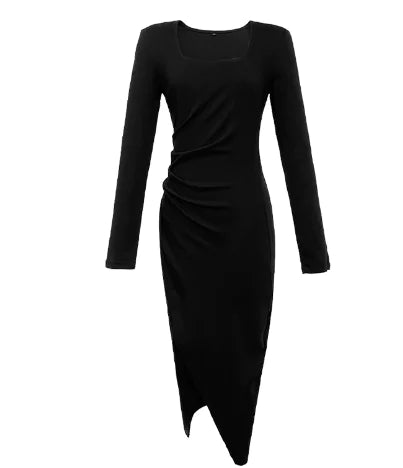 Chic Long Dress for Young Women in French Style