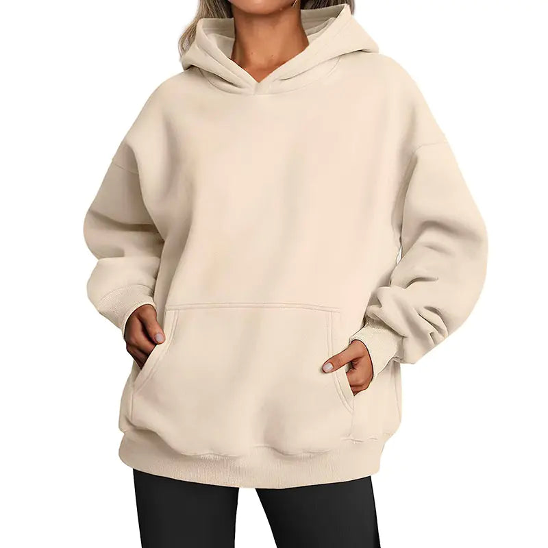 Padded Hooded Sweatshirt for Autumn and Winter