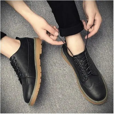 Men's Carved Brogues Footwear