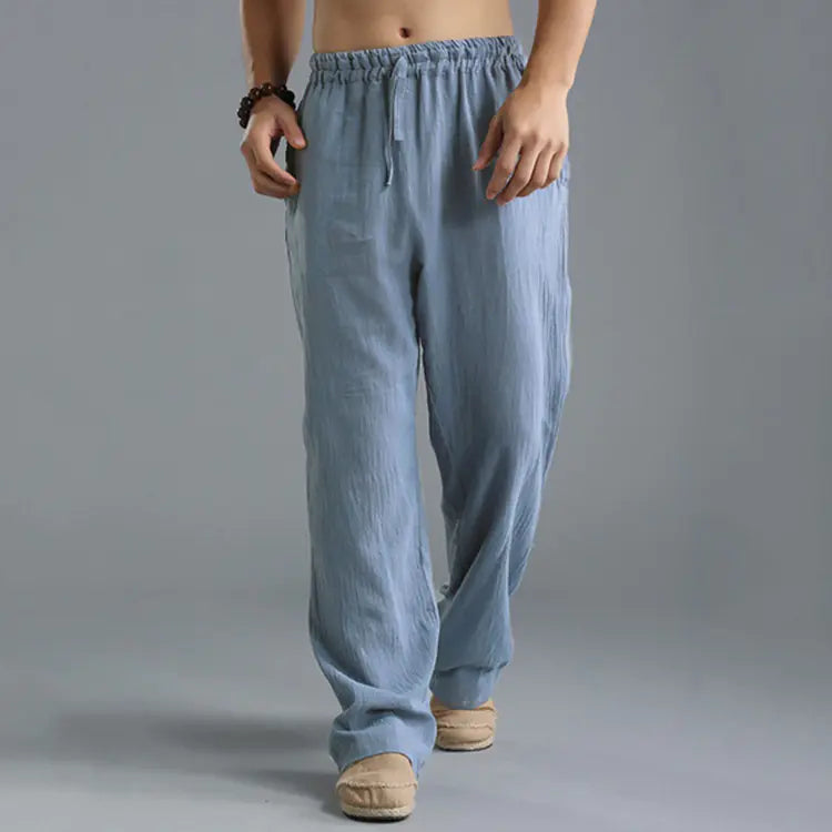 Oversized Casual Linen Sports Pants for Men