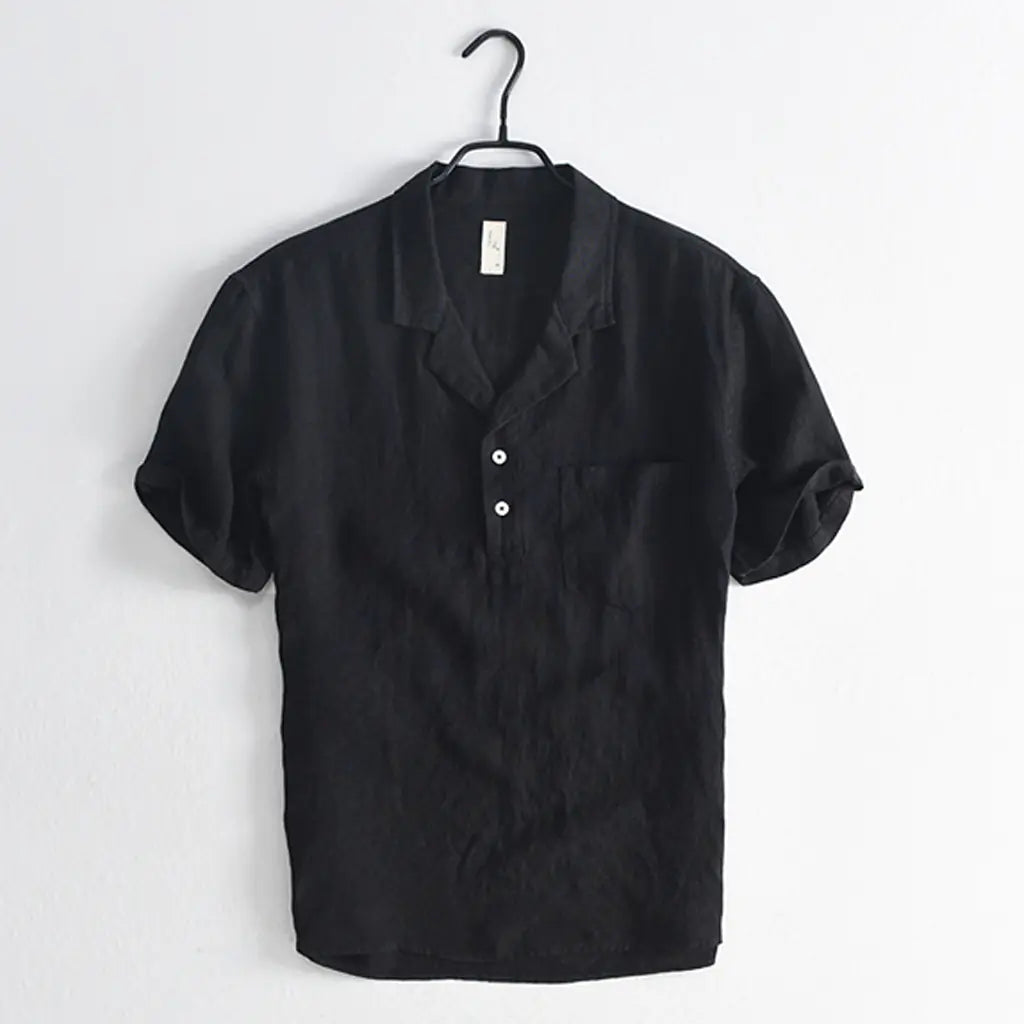 Men's Casual Vintage Short Sleeve Shirt