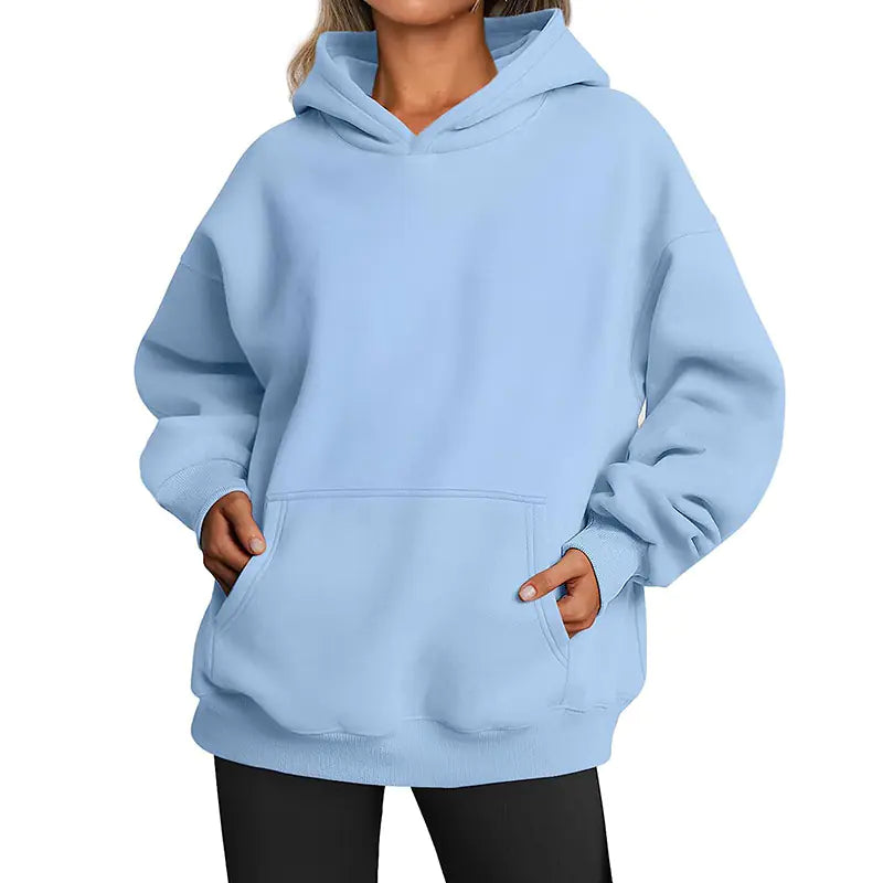 Padded Hooded Sweatshirt for Autumn and Winter